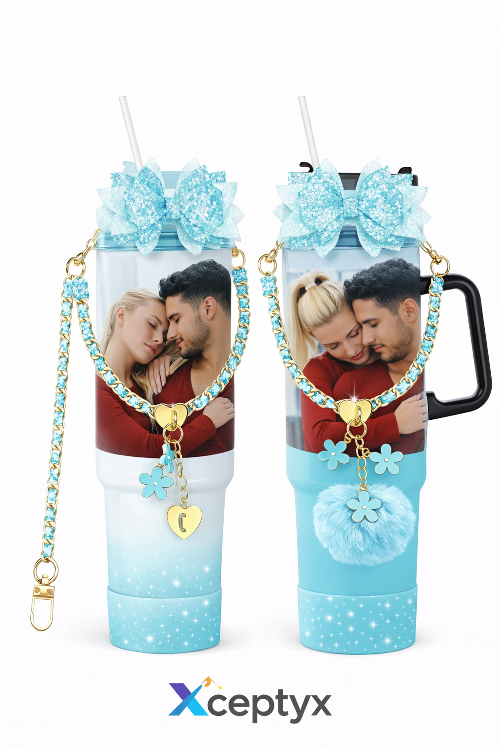Custom Photo Tumbler-40oz Personalized Stainless Steel Cup/Xceptyx