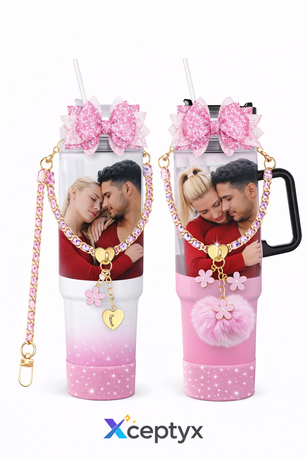 Custom Photo Tumbler-40oz Personalized Stainless Steel Cup/Xceptyx