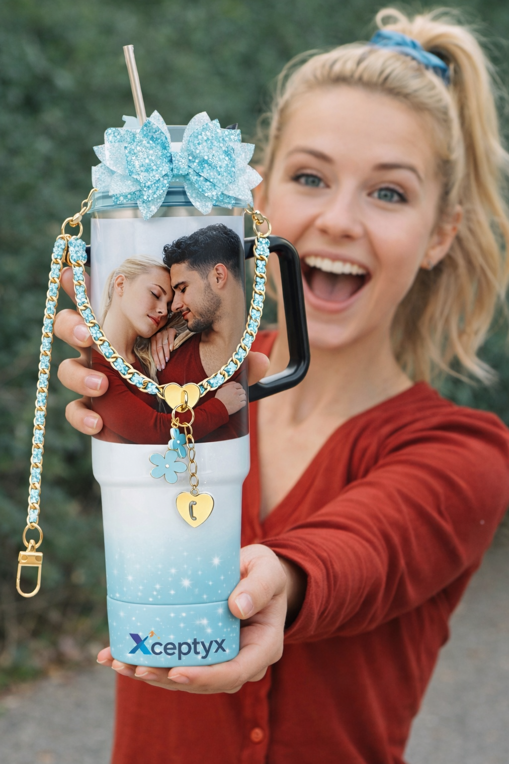 Custom Photo Tumbler-40oz Personalized Stainless Steel Cup/Xceptyx